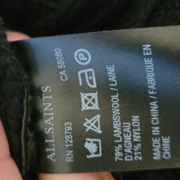All Saints wool crewneck sweater Size L - Picture 6 of 8